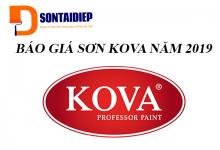Báo giá sơn Kova 2019 - Bảng giá niêm yết tiêu chuẩn của tập đoàn Kova năm 2019