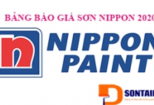 Báo giá Sơn Nippon 2020 - Bảng giá niêm yết của tập đoàn Nippon